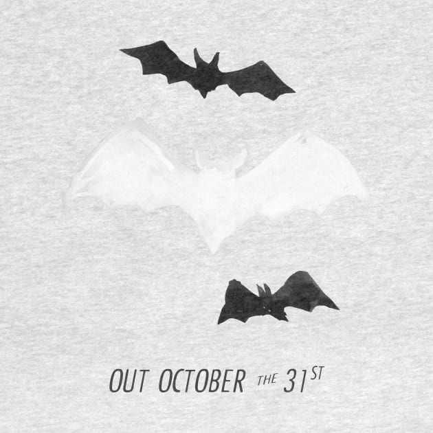 Bats out on Halloween by Kingrocker Clothing